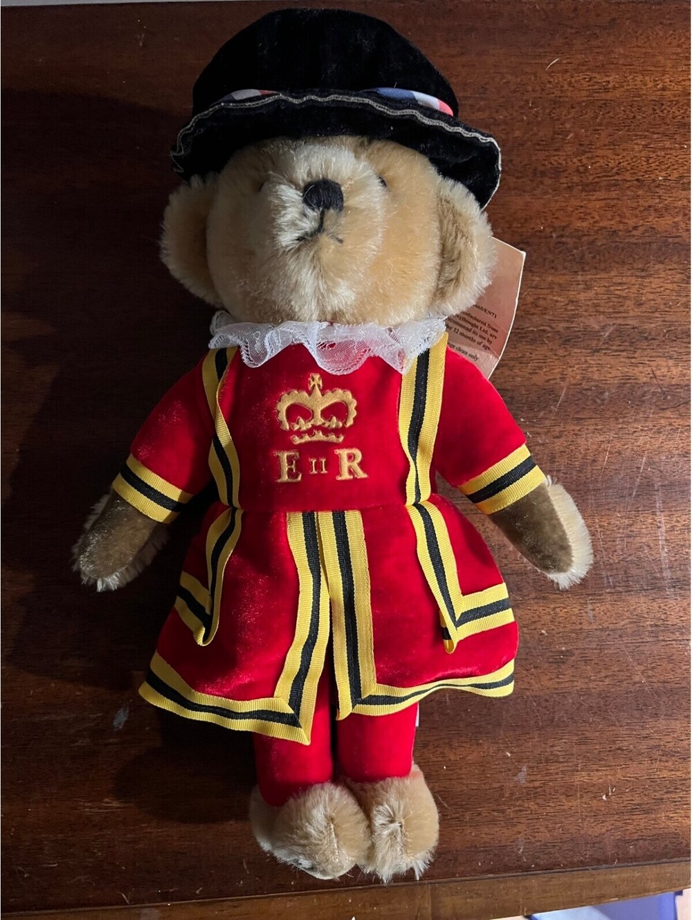 Merrythought Beefeater Mohair Teddy Bear 13in Queens Guard EIIR Made in England
